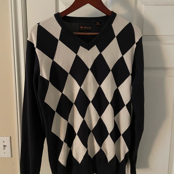 Vintage Ben Sherman argyle sweater - Picture 2 of 3